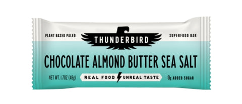 Thunderbird Chocolate Almond Butter Sea Salt Real Food Bar 48g