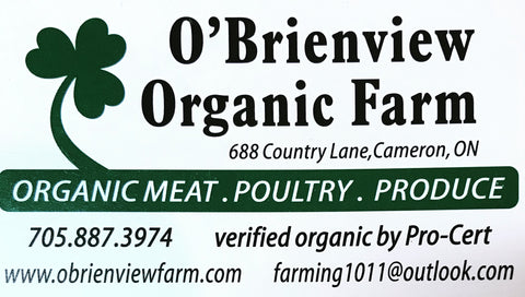 Local Organic Ground Beef 1.5lb package