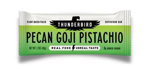 Thunderbird Pecan Goji Pistachio Real Food Bar 48g