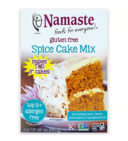 Namaste Gluten-free Spice/Carrot Cake Mix 737g (2 cakes)