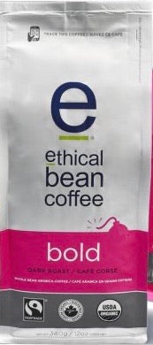 Ethical Bean Organic Fairtrade Coffee Beans - Bold