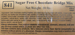 Sugar Free Chocolate Bridge Mix 1/4lb