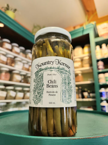 Kountry Corner Pickled Chili Green Beans 500ml