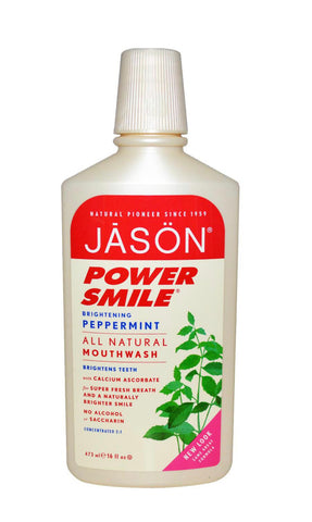 Jason Power Smile Peppermint Mouthwash 473ml