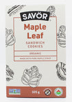 Savor Organic Maple Leaf Cookies 325g