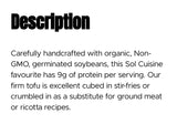 Sol Cuisine Sprouted Organic Tofu 400g