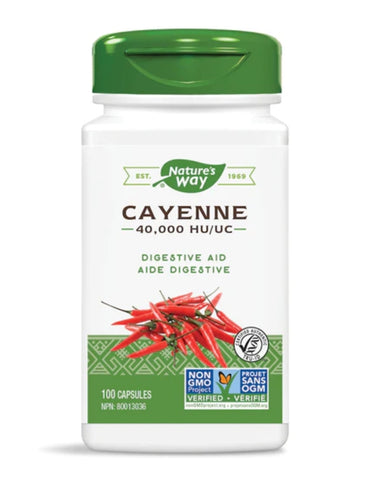 Natures Way Cayenne 40,000hu 100caps