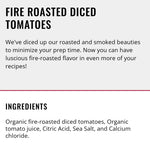 Muir Glen Organic Fire Roasted Diced Tomatoes 796ml