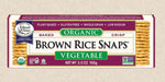 Edward's and Sons Brown Rice Snaps vegetable flavour 100g