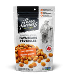 Three Farmers Roasted Fava Beans Zesty Chedder 140g