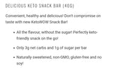 ANS Keto Wow Peanut Butter Chocolate Bar