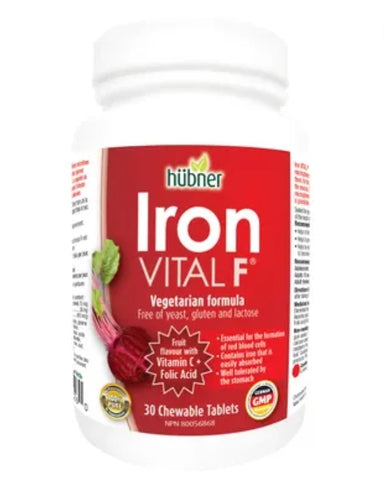 Hubner Iron Vital 30 Chewables