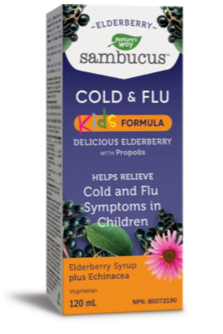 Sambucus Kids Cold and Flu Syrup 120ml