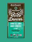 Zazubean Organic Dancer Almond Toffee Crunch Chocolate Bar 85g