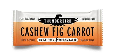 Thunderbird Cashew Fig Carrot Real Food Bar 48g