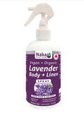 Naka Lavender Room+Body Spray 340ml
