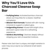 Mountain Sky Charcoal Cleanse Bar Soap 135g