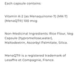 Now MK-7 100mcg 60vcap