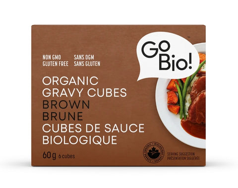 Go Bio Vegan Brown Gravy Cubes 60g