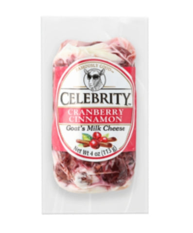 Celebrity Goat Cheese Cranberry Cinnamon 300g