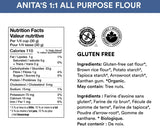 Anita's Organic Mill Gluten Free 1-1 All Purpose Flour 1kg