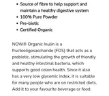 Now Organic Inulin Powder 227g