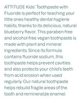 Attitude Kids Fluoride Toothpaste Blueberry 120g