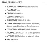 Divine Essence Organic Tee Tree Oil