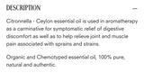 Divine Essence Organic Citronella 15ml