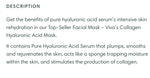 Viva Collagen Hyaluronic Mask 1pc