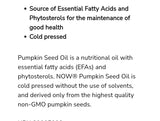 Now Pumpkin Oil 1000mg 100sg