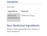 CanPrev D3 Drops 2500iu 15ml