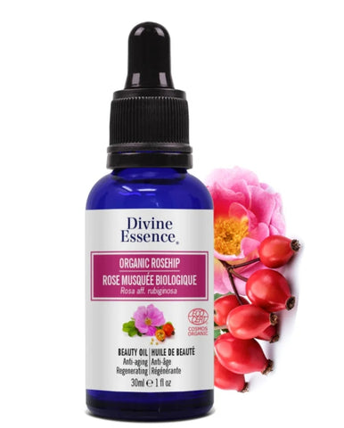 Divine Essence Organic Rosehip Seed Oil 30ml