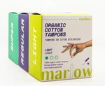 Marlow Organic Cotton Super Tampons w/Applicator (18)