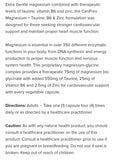 Canprev Magnesium Cardio w/Taurine 120vcap