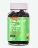 Organika Iron Gummies 90gummies