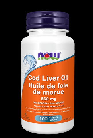 Now Cod Liver Oil Double Strength w/Vt A&D 100gels
