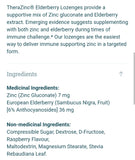 Therazinc Elderberry Zinc Lozenges 14pc