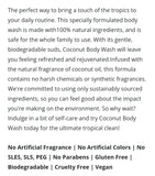 Green Cricket Coconut Body Wash 500ml