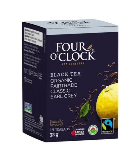 4 O'clock Organic Fair Trade Earl Grey Tea 16bags