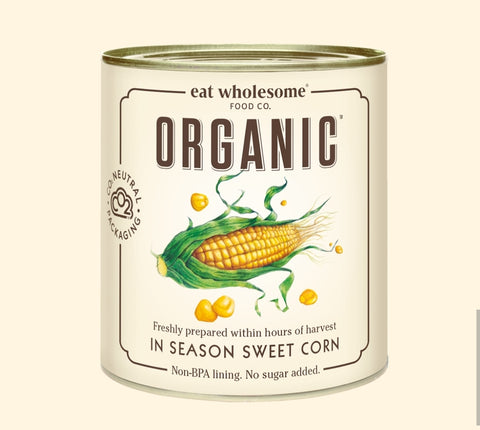 Eat Wholesome Oranic Whole Kernal Corn 341ml