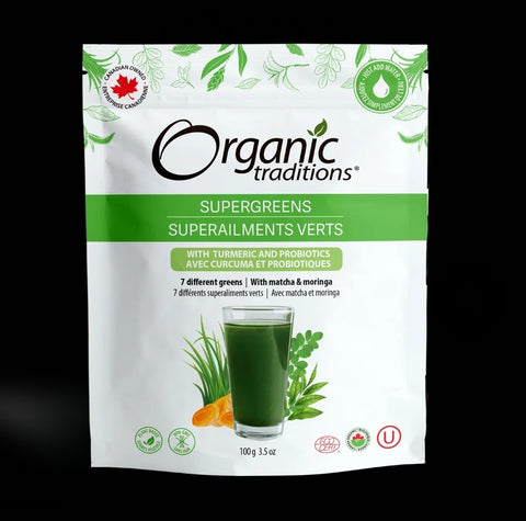 Organic Traditions Supergreens 100g