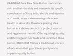 Kariderm Organic Fair Trade Shea Butter 120ml