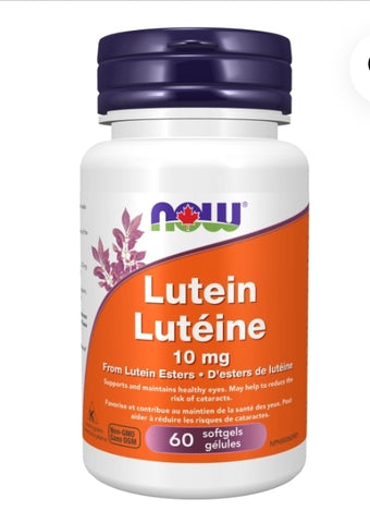 Now Lutein 10mg 60gel