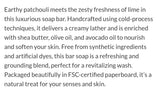 Crate 61 Organics Lime Patchouli Bar Soap