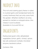 Celebrity Goat Cheese Herb and Garlic 300g
