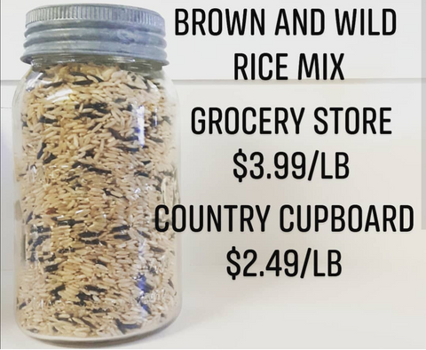Brown and wild rice mix