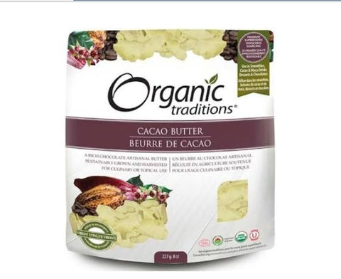Organic Traditions Cacao Butter 227g