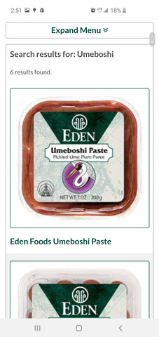 Eden Umeboshi Paste