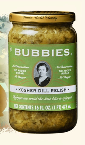 Bubbies Kosher Dill Relish